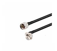 Cavo RG58 N maschio ad angolo retto a PL259 UHF maschio connettore coassiale estensione 50-3 50 Ohm adattatore a ponticello a spirale(N M to UHF F90,20CM)