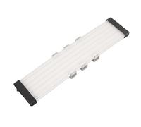 Cavo RGB CHEOTIME, cavi PSU RGB Prolunghe Cavo scheda madre ARGB Cavo di prolunga di alimentazione ARGB pieghevole in silicone 5 V a 3 pin per CPU GPU PC (X12 Wide (for 24 Pin Or 3x8 Pin Cable))