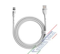 CAVO RICARICA MAGNETICO ZINCO TYPE-C 1MT. 2,4A BIANCO BASEUS