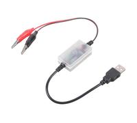 Cavo ricarica per batteria da 12 V con convertitore tensione Cavo alimentazione per batterie flessibili per auto, motocicli e cavo ricarica con morsetto USB da campeggio