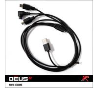 CAVO RICARICA USB A TRE VIE PER XP METAL DETECTOR DEUS 2 II