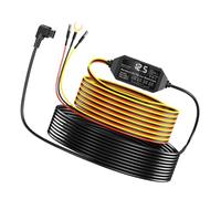 Cavo rigido per Dash Cam: cavo di collegamento a tre conduttori, adattatore di protezione del circuito | Linea di alimentazione di tipo C Accessorio per l'installazione el registratore del veicolo Co