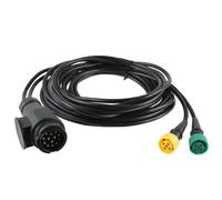 Cavo Rimorchio 5 m Spina 13 Pin e 2x Connettore 5 Pin Cablaggio con Connettore a