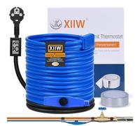 Cavo riscaldante antigelo da 14 m, con termostato e indicatore di temperatura, 230 V, tubo di riscaldamento, 16 W/M, per tubo dell'acqua, cavo di riscaldamento impermeabile per tubazioni
