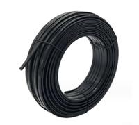 Cavo riscaldante autoregolante, 17 W/m, per prevenire lo scioglimento della neve e il congelamento del tubo di scarico, rivestito in PE impermeabile con resistenza ad alta tensione (30 m)