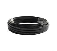 Cavo riscaldante autoregolante antigelo, 220 V, 17 W/m, per sbrinamento di grondaie e protezione antigelo dei tubi, conduttore in rame puro con isolamento in PE (10 m)