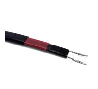 Cavo riscaldante in gomma siliconica da 1 pezzo - Cavo riscaldante elettrico radiante in fibra di carbonio da 36 V CC for pavimenti caldi e protezione antigelo dei tubi(3 meters)
