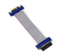 Cavo Riser Alimentato PCI-E Professionale 1X 4X 8X 16X Maschio a Femmina VGA Scheda Grafica Flessibile Riser Extension Cavo a Nastro (PCI-E 4X a 4X)