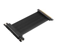 Mars Gaming MCA-PCIE40, Cavo Riser GPU PCIe 4.0 x16, Design Flessibile e Ultraresistente, Connettore a 90º, Cavo in Rame 30AWG con Schermatura EMI, Trasferimento Dati ad Alta Velocità, 300mm