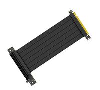 Cavo Riser PCI 3.0 16X, Angolo 90 Gradi, Rame | Lunghezza 40cm, Spessore Fino a 3U, Pieghevole, Nero, per Collegamenti Interni Stabili e Ordinati