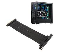 Cavo Riser PCI-E 4.0 X16, Cavo Prolunga Scheda Grafica PCIe 4.0 X16 Ad Alta velocità 300 Mm, Connettore PCI Express Femmina a 90°, per RTX4090 RX6950XT X570 B550 Z690
