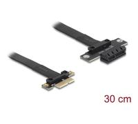 Cavo Riser PCI Express x1 Delock 81297 0,3 m Nero