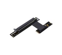 Cavo Riser PCIe 4.0 M.2 NVMe A X16 con Snodo A 90 per Scheda Grafica, Estensione SSD M.2 NVMe Key-M Gen4x4 M43UH