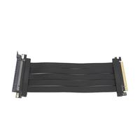 Cavo riser PCIe 4.0 schermato EMI, extender X16 ad alta velocità, design pieghevole, montaggio verticale, guaine per cavi ultra-flessibili,