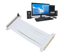 Cavo Riser PCIE 5.0 X16, Cavo di Prolunga Flessibile per Scheda Grafica PCIE Ad Alta velocità Cavo Adattatore Universale GPU PCIE 5.0 Compatibile con RTX4090 (Ti), (xt)