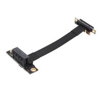 Cavo riser PCIE X1 doppio angolo retto di 90 gradi PCIe 3.0 per scheda di estensione PCI Express 1X da 8 Gbps - 10 cm