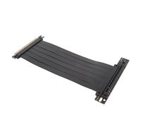 Cavo Riser PCIE3.0 X16, Cavo di Prolunga GPU Flessibile Ad Alta velocità a 90° Cavo di Prolunga Schermato per Scheda Grafica PCI Express Gen3 (50 cm)