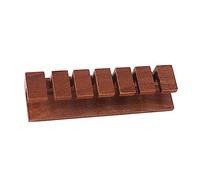 Cavo robusto. Clip for la gestione dei cavi da tavolo, colore noce, marrone chiaro, for cavi 16x4,2x3 cm