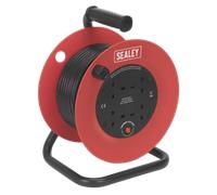 Cavo Rocchetto 25m 4 X 230V 1.5mm ² Resistente Thermal Viaggio - Sealey Cr25/1.5