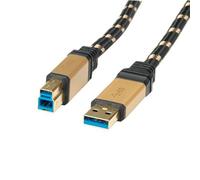 Cavo ROLINE GOLD USB3.2 Gen1, A - B, M/M, 3 m