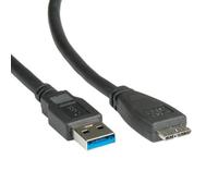 CAVO USB ROLINE 3.2 da USB A Maschio a Micro-USB B Maschio 0,8 m