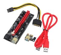 Cavo Rosso 1x a 16x Prolunga Pcie V010 Plus Scheda Grafica