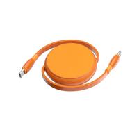 Cavo rotondo da tipo C a tipo C, B | Cavo retrattile da 1 m per 240 W di corrente e connessioni dati da 480 Mbit/s in viaggio
