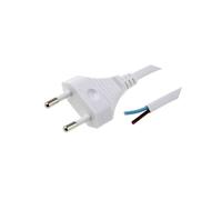 Cavo S1-2/07/1.8WH CEE 7/16 (C) spina, cavo 1,8 m bianco PVC 2x0,75 mm² LIAN DUN