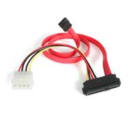 Cavo SAS 29 Pin a SATA e alimentazione LP4, 45 cm - Consente di collegare un Hard Disk SAS a un controller SATA NEW