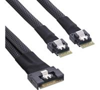 Cavo SAS InLine 27649A SFF-8654 8i a 2x 4i 0,5 m 24 Gbit/s