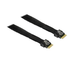 Cavo SAS Intertech SFF-8654 4i 70 cm Nero Alta Velocità