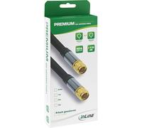 Cavo SAT Premium - 4x schermato - 2x connettore F - nero - 3 m NEW