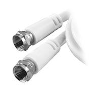 Vivanco VVSAT15MMW cavo coassiale 1,5 m Tipo F Bianco