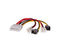 CAVO SATA AKYGA Cable AK-CA-34 Molex 4-pin - 3-pin 12V x 2 5V 2 0.15m - Kabel - 0,15 m