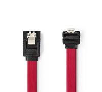 Cavo SATA angolato Goobay con ancoraggi 50 cm Rosso