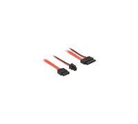 CAVO SATA DELOCK 0.3m, SATAIII 7p + 4p/Slim SATAIII 13p