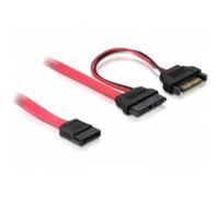 Cavo SATA DeLOCK 0,5 m Rosso Maschio/Femmina