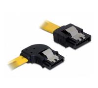 Cavo SATA DeLOCK 30 cm Giallo con connettori metallici