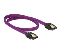 Cavo SATA III Delock 0,5 m Maschio/Maschio Viola