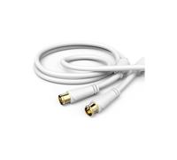 Cavo Satellitare - HAMA - Quick - F maschio a F maschio - 3,0 m - 100dB dorato
