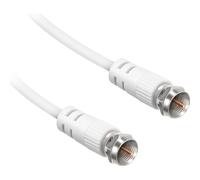 Cavo satellite connettori tipo F maschio a tipo F maschio, lunghezza cavo 2 met