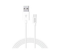 Cavo Savio CL-126 da USB-A a USB-C, 1 m, bianco, ricarica rapida QC 5A