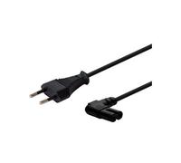 Cavo Savio CL-144 3 m nero 2 pin maschio/maschio angolare IEC tipo E 250 V