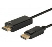 Cavo DisplayPort Savio CL-56 HDMI 1080p placcato oro da 1,5 m, nero