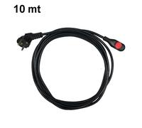 Cavo scaldante NO FROST 10 mt antigelo 15 W/m con spina e termostato