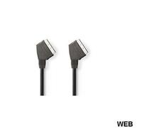 Cavo SCART Maschio - Maschio 1.5 m Nero - 2 pezzi