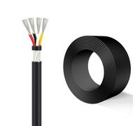 Cavo Schermato Audio E Segnale A 4 Conduttori 2547 - Filo Flessibile In Rame Stagnato Con Guaina In PVC E Protezione EMI - Ideale For Progetti Di Cablaggio Di Microfoni(100ft,26AWG-4C)