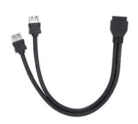Cavo schermato da connettore USB 3.0 a adattatore per scheda madre USB 2.0, schermatura a treccia e lamina, movimento flessibile, struttura con