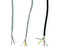 Cavo schermato dei nuclei, cavo di controllo, Cavo di segnale audio a 2-4 core da 5 metri e 16,4 piedi, 2.1 canali, schermato for amplificatore(Black)