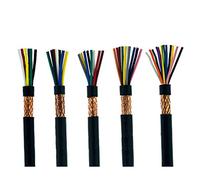 Cavo schermato dei nuclei, cavo di controllo, Cavo segnale audio 5 metri 6 7 8 10 12 pin 0,3/0,5/0,75/1/1,5 mm Cavo elettrico morbido(1mm 6pin)